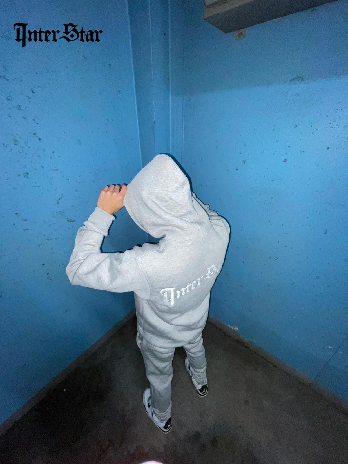 Inter Star Grey Hoodie