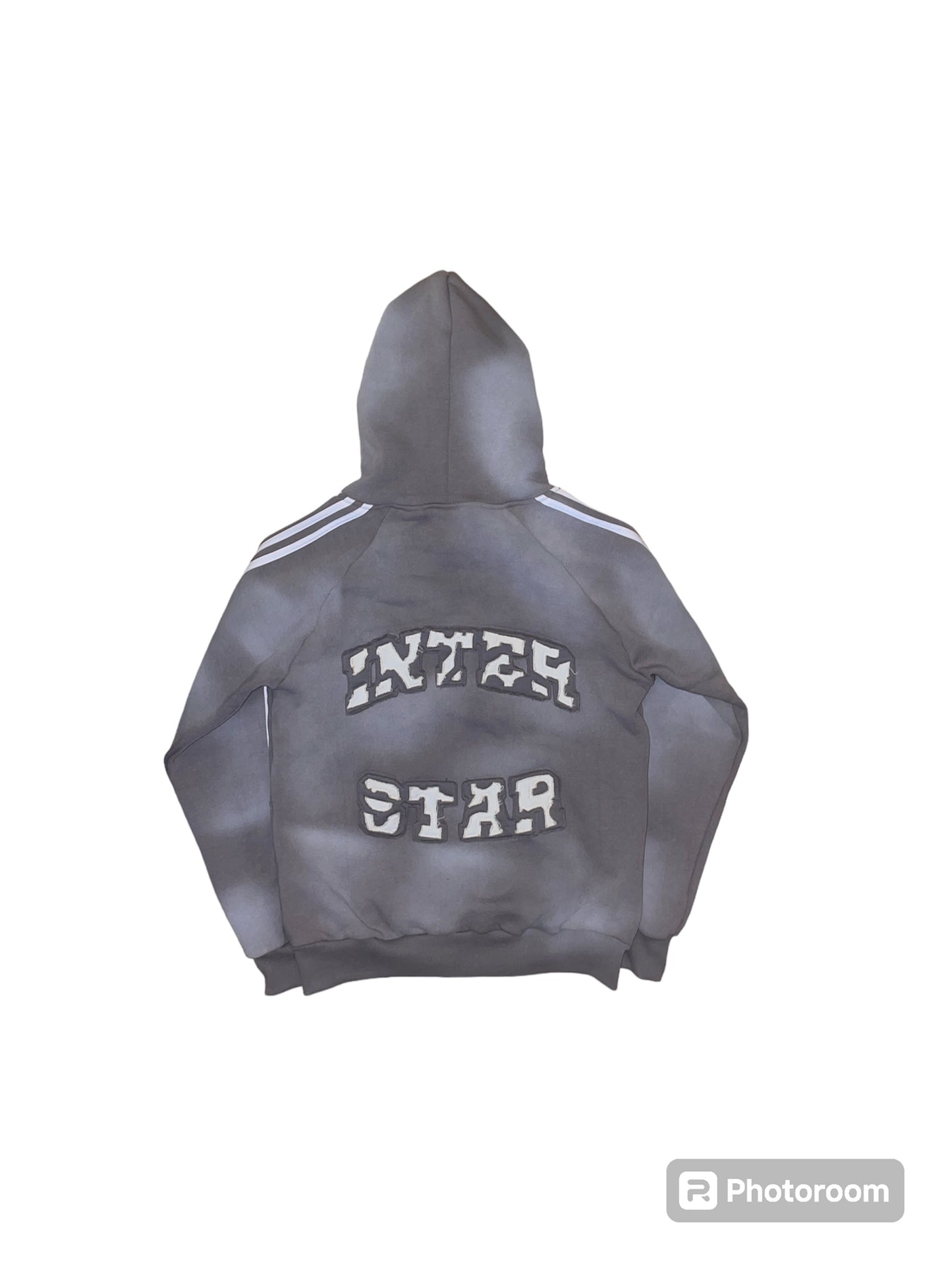 Grey short & zip up set