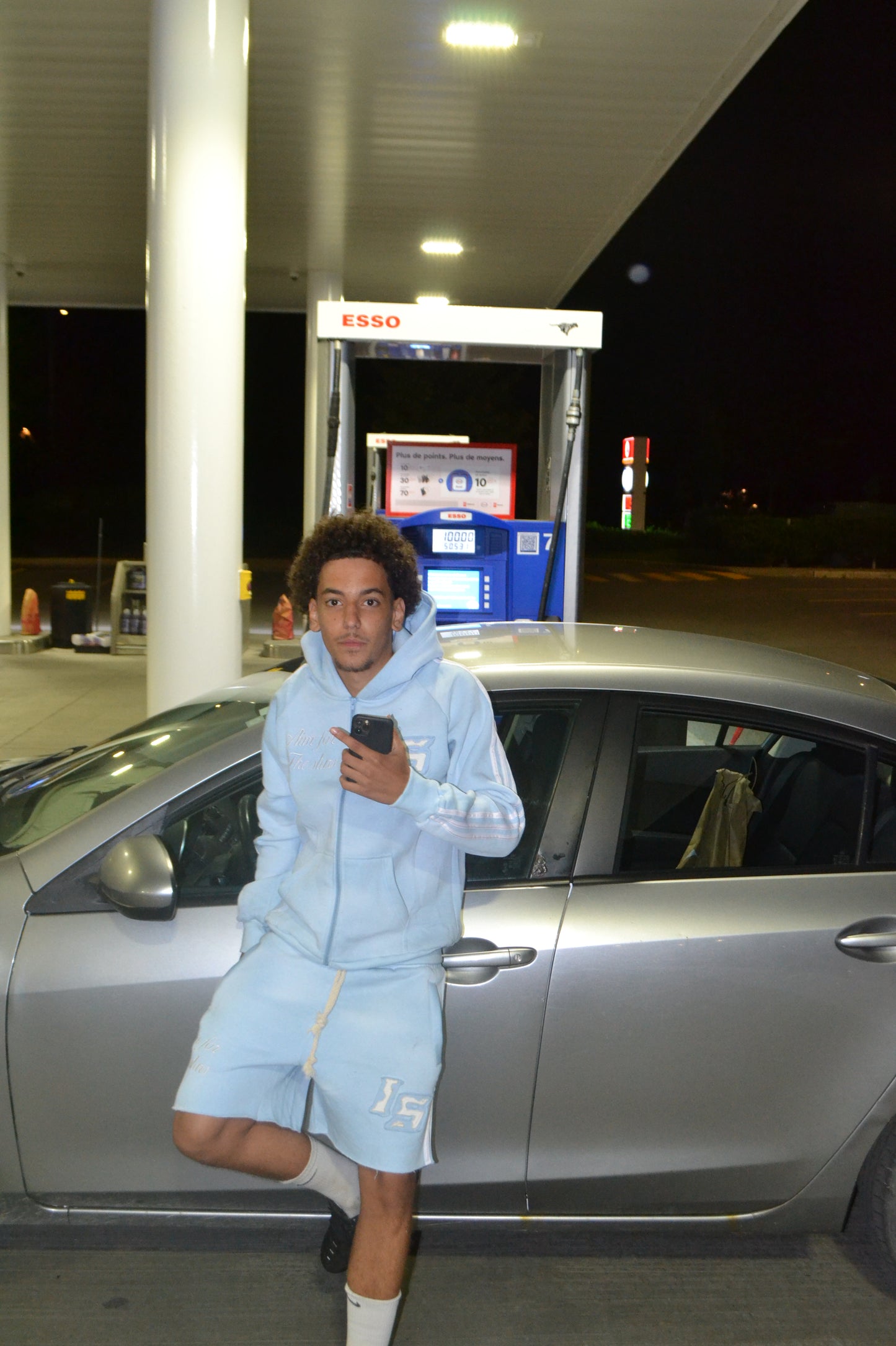 Baby blue short