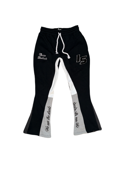 Black flare pants