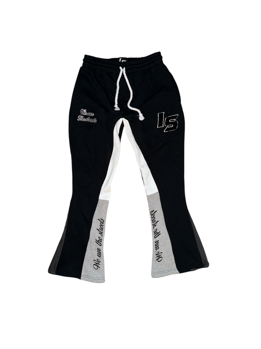 Black flare pants