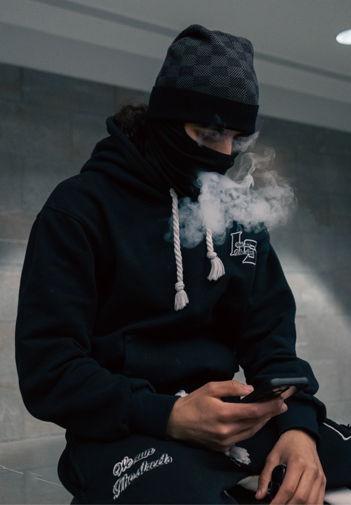 Black flare pants