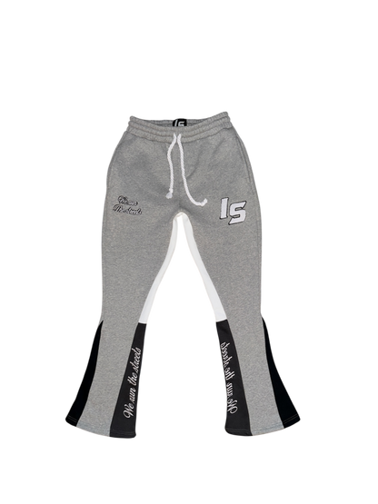 Grey flare pants
