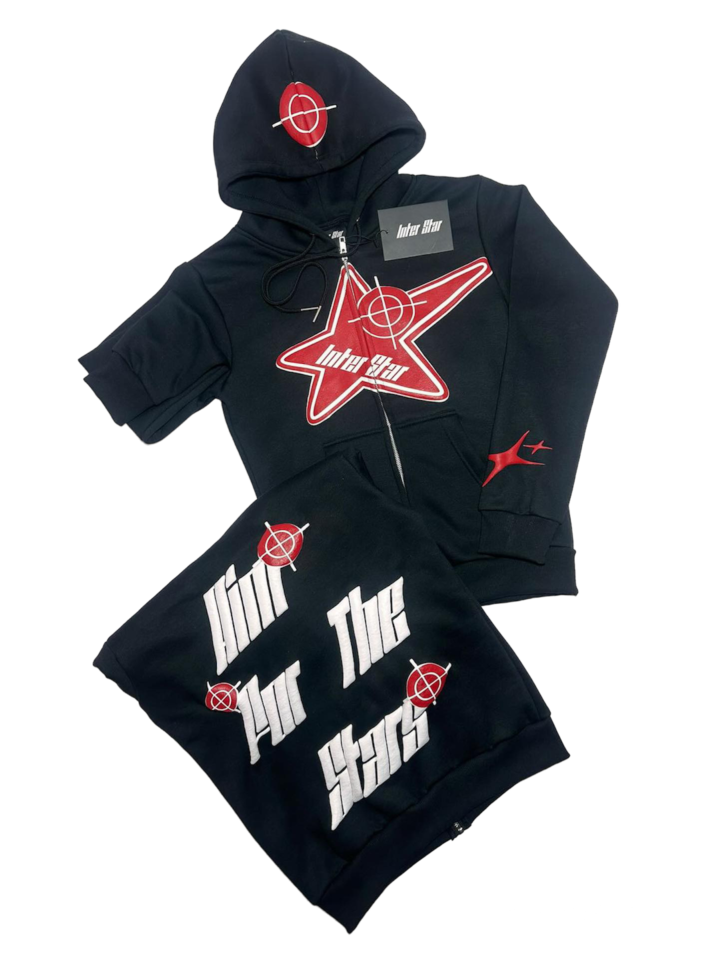 Inter Star Black & Red zip up hoodie